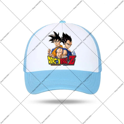 Dragon Ball-baseballkeps för kvinnor och män, solhattar, kepsar med tryck av seriefigurer och anime, bekväma unisex-bomullskepsar för vuxna, perfekta som sommargåvor och festpresenter