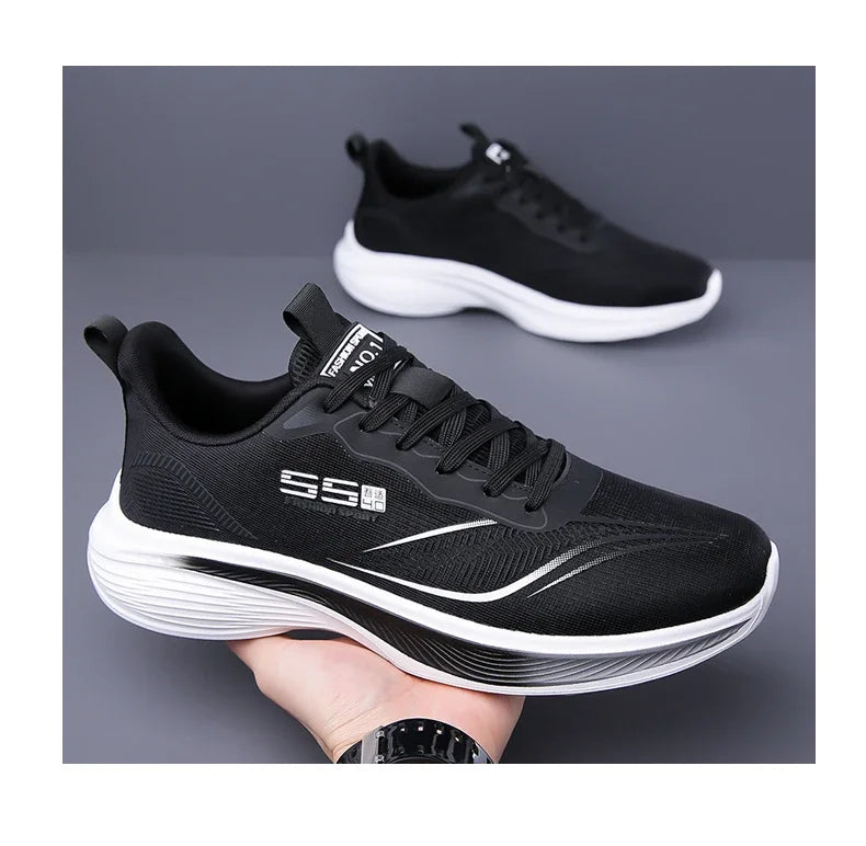 Carbon Plate Marathon Shoes Men Casual Sneakers Air Cushion Luxury Comfortable Lightweight Sports Running Shoes Male Footwear