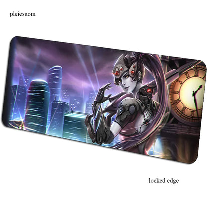 Tapete de rato gaming Overwatch com impressão HD, 900x400x3mm, para PC e secretária, tapete gamer para computador portátil e desktop