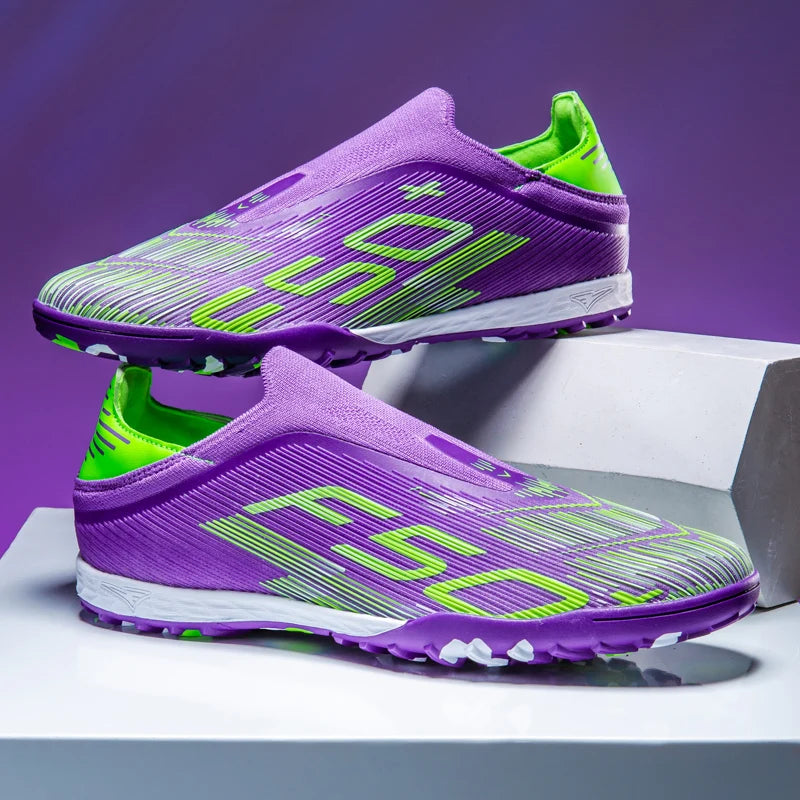 New Men's Football Boots Non-Slip Soccer Shoes Indoor Cleats Professional Turf Futsal Grass Ultralight Sport Comfortable Adult