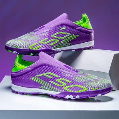 New Men's Football Boots Non-Slip Soccer Shoes Indoor Cleats Professional Turf Futsal Grass Ultralight Sport Comfortable Adult