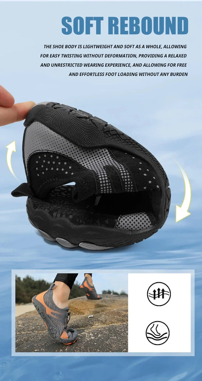 Aqua Shoes Water Shoes Upstream Wading Barefoot Beach Shoes Adults Gym Outdoor Training Footwear Unisex Quick-Drying Breathable