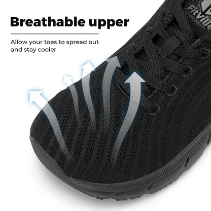 FitVille Wide Toe Box Shoes for Men Cushioned Well Extra Wide Width Shoes Non Slip Wide Lightweight Breathable Running Shoes