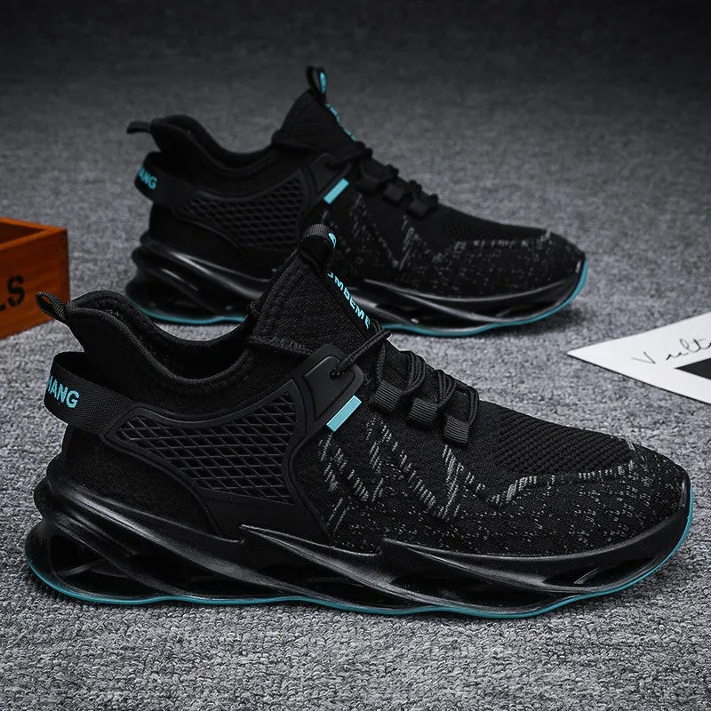 Men's Comfortable Running Shoes Breathable Sporty Casual Versatile Heightening Dad Shoes Autumn New Arrival Low Cut Sneakers