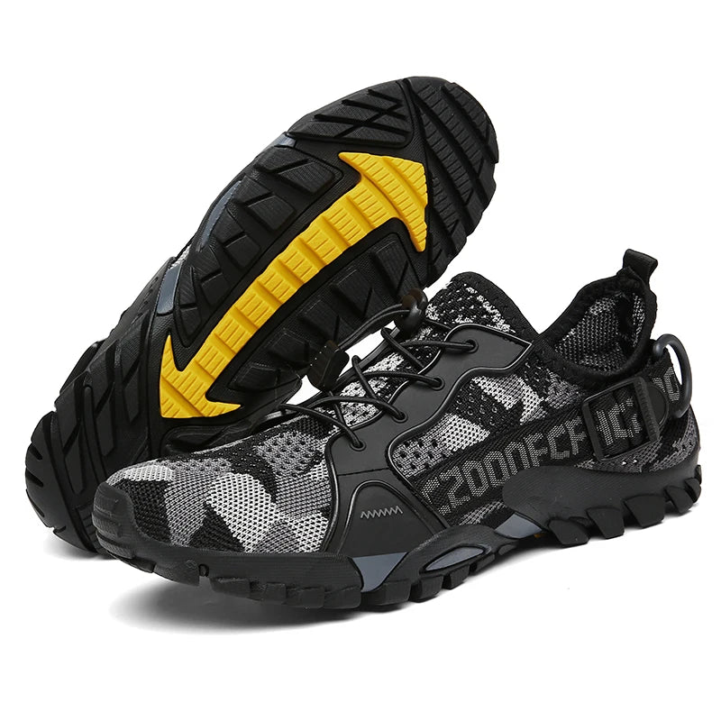 New Men's Outdoor Leisure Hiking Shoes Women's Beach Shoes Wading Shoes Couples Quick-Drying Rock Climbing Sneakers 36-47#