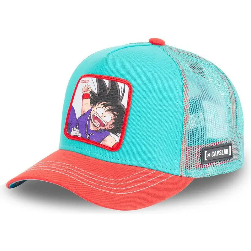 Dragon Ball Z anime, mala pamučna bejzbol kapa s kapuljačom za muškarce i žene, hip hop, za tatu, podesiva, mrežasta, trucker kapa