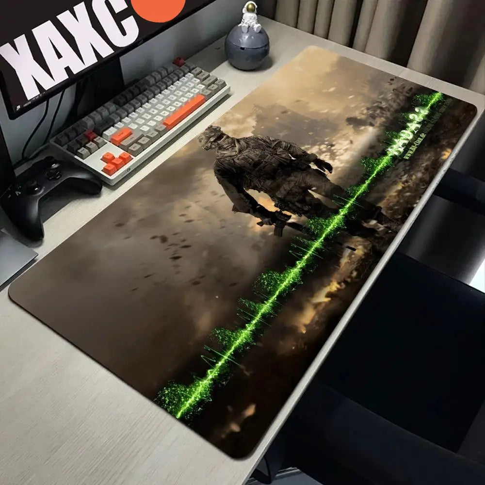 Call of Duty Game Large Mouse Pad PC Gaming Accessories Desktop Extended Table Mat XL Laptop Office Rubber Carpet Soft Mausepad