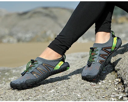 Men Wading Shoes Women Swimming Shoes Sneakers Barefoot Beach Sandals Upstream Aqua Shoes Quick-Dry Sea Diving Gym Water Shoes