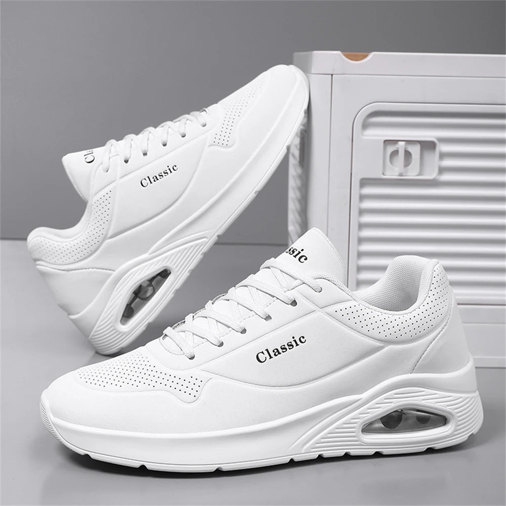 Men's Breathable Shock-Absorbing Running Shoes with Air Cushion Lightweight Low-Top Sneakers for Gym Training Casual Wear