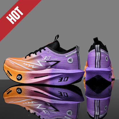 Air Running Shoes Men Sports Marathon Carbon Plate Breathable Lightweight Women Comfortable Athletic Leisure Sneakers Soft Sole