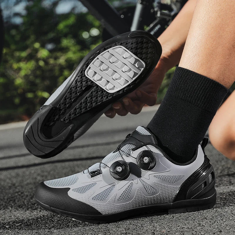 Scarpe da mountain bike non bloccanti da uomo senza tacchette, scarpe da ciclismo su strada RB Speed senza tacchetta, sneaker MTB da donna per pedali flat