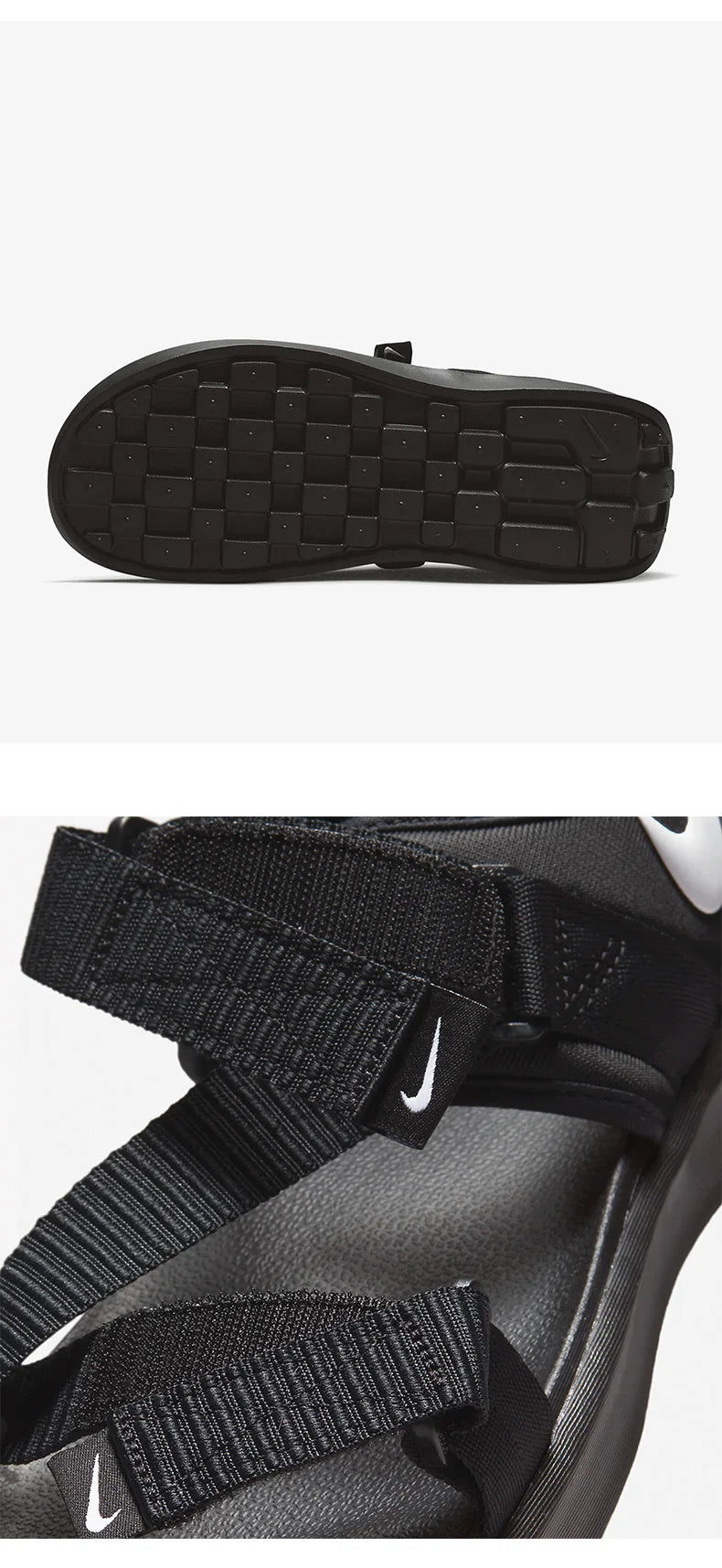 Nike Genuine Summer New Unisex Breathable Velcro Beach Sandals DJ6605-001
