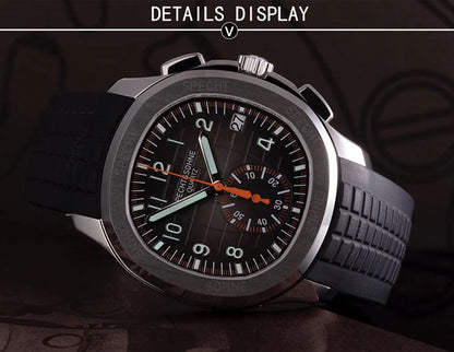 2026 High Quality Men's Watches Luxury Brand Japan VD53 Chronograph Sports Classic 5167 Quartz Watch Stainless Steel Waterproof