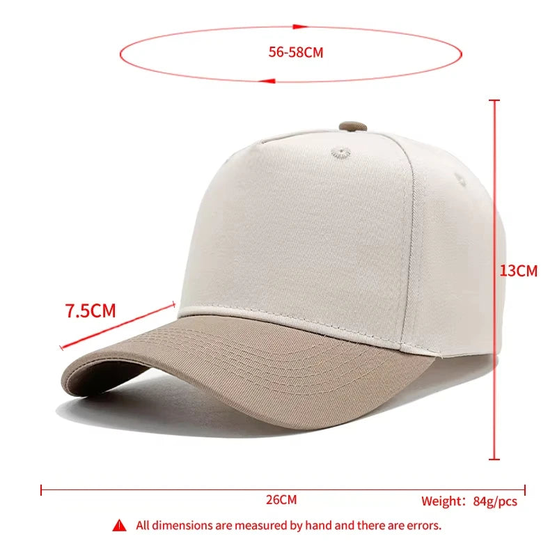 Custom Logo and Color Baseball Caps Wholesale Structured A Frame 100% Cotton Gorras Baseball Sport Hats