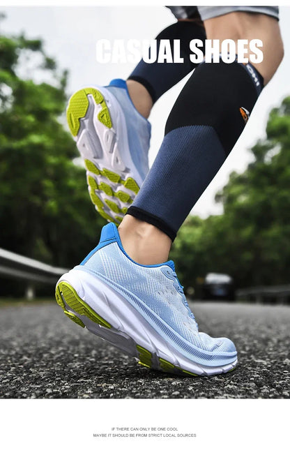 Ténis desportivos casuais 2025 para corrida, outdoor, confortáveis para primavera/verão, antiderrapantes, unissexo para homem e mulher, sapatilhas de treino macias para homem