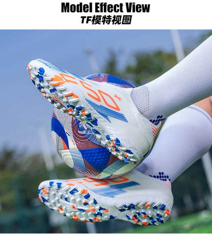 New Men's Football Boots Non-Slip Soccer Shoes Indoor Cleats Professional Turf Futsal Grass Ultralight Sport Comfortable Adult