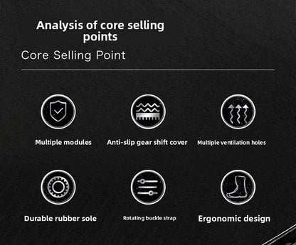 Motorcycle professional protective riding boots four season new fashion breathable anti slip men's outdoor off-road riding shoes