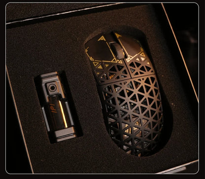 IPI Piao Float Wireless 8K Gaming Mouse, Tri-Mode Bluetooth Lightweight Carbon Fiber Mouse with PixArt 3395 Sensor for Esports & PC Gaming
