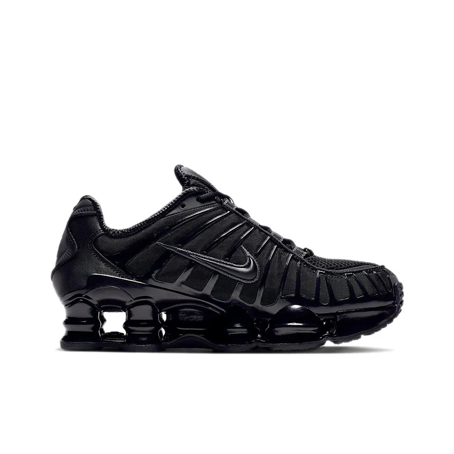 POIZON Nike Shox TL Black Metallic Hematite Casual Shoes Women's Low Top Black