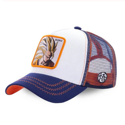 SVI stilovi Dragon Ball bejzbol kapa Snapback kapa s šiljastim vrhom muška vezena hip-hop kapa sunčani vizir podesiva trucker mrežasta kapa