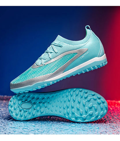New Men Football Boots Non Slip Soccer Shoes Sport Outdoor Cleats Breathable Adult Long Spikes Training Boys Match Comfortable