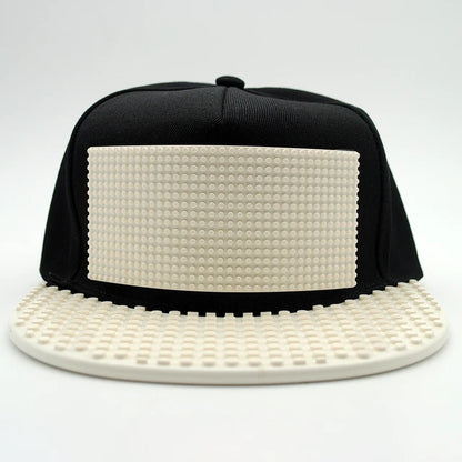 Crtani patchwork bejzbol kape, uradi-sam blokovi, snapback kape, hip hop kape za muškarce i žene, odvojivi pikseli, kape za tatu, dječje kape, kape za odrasle