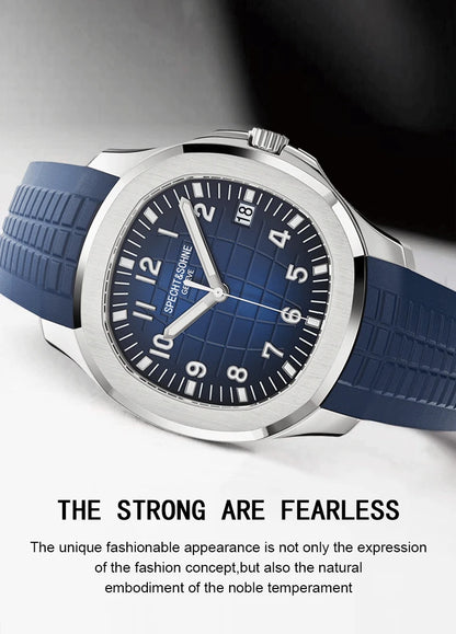 Specht&Sohne 40MM Automatic Mechanical Watch For Men Miyota 8215 Movt Sapphire Crystal 5167 Sports Wristwatch 50M Waterproof