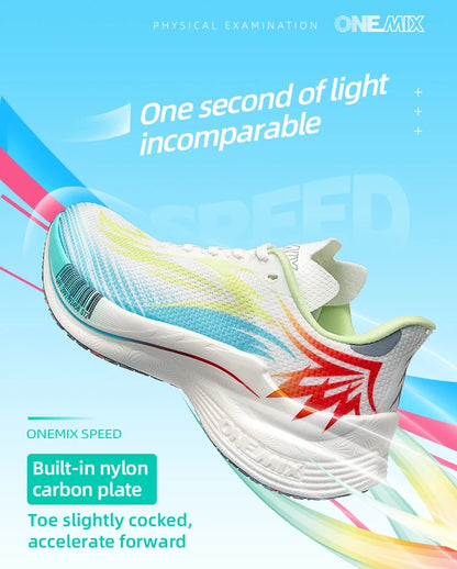 ONEMIX 2026 New Arrival Training Running Shoes for Men Full Sole Nylon Plate Sport Shoes Breathable Summer Female Jogging Shoes