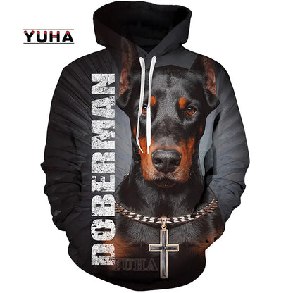 New Wolf Tattoo Vegvisir Black White 3D All Over Printed Men's Hoodie & Sweatshirt Unisex Casual Autumn Tracksuits