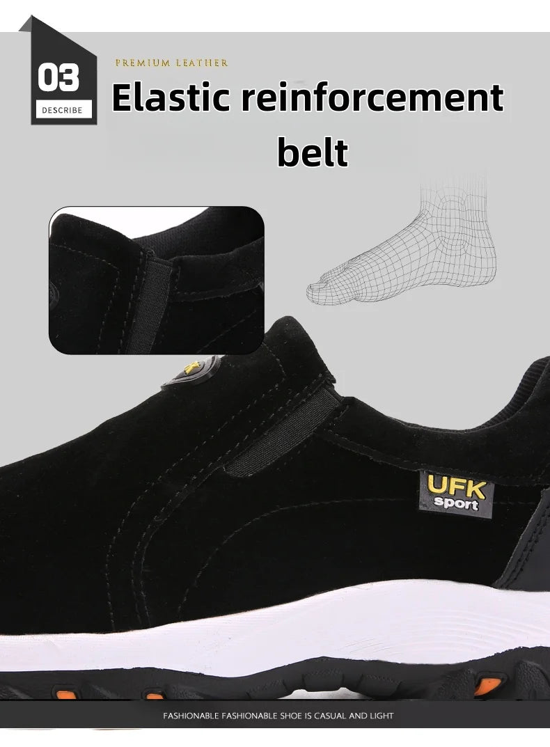 New Outdoor Hiking Camping Light Running Jogging Casual Sports Men's Shoes Non-slip Loafers Hiking Shoes Large Size 38-50