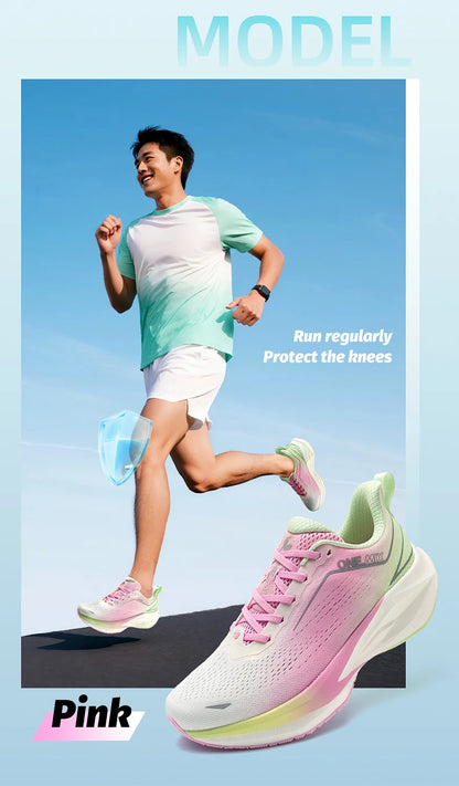 ONEMIX Men Running Shoes Super Lightweight Outdoor Athletic Training Jogging Sneakers Anti-Slip Wear-Resistant Walking Footwear