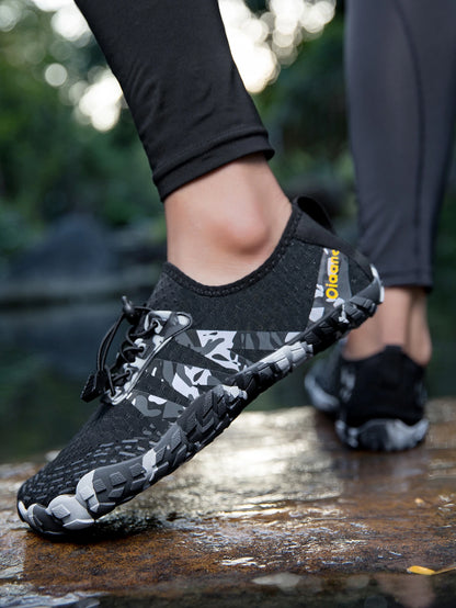 Oiaano Wide Toe Man Barefoot Black Shoes Woman Sports Sneaker Unisex Water Booties Male Aqua Beach Soft Sole Light Breathable