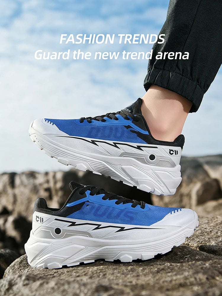 Men's Off-Road Running Shoes Spring and Summer Outdoor Power Grip Sports Shoes Breathable Trail Running Shoes for Women