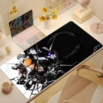 B-BLEACH Rebirth of Souls Mouse Pad Desk Mat Large Non-slip Anti-fray Keyboard Ergonomic Office Rubber PC Home Custom