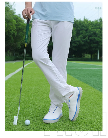 Golf Shoes Men Big Size To 47# Rotating buckle Professional Non Slip Spikeless Outdoor Beginner Training Golf Sneakers Unisex