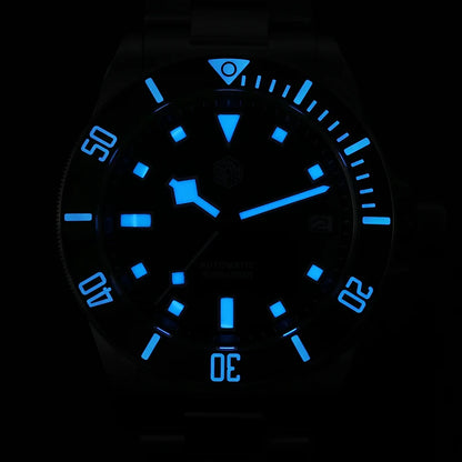 San Martin Grade 5 Titanium Watch SN0121TD PT5000/ST2130 Automatic Movement Watch 300M Waterproof Adjustable Clasp Wristwatch