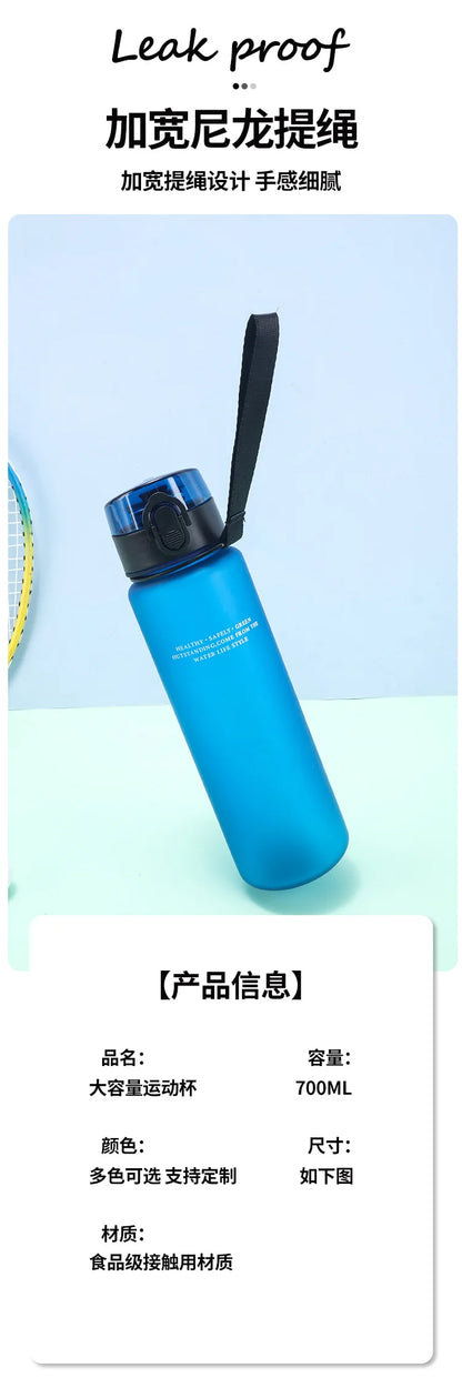 Garrafa de água desportiva Fortnites de 650ML, kawaii, motivacional, à prova de fugas, portátil e reutilizável, para exterior, viagens e ginásio, novo presente giro