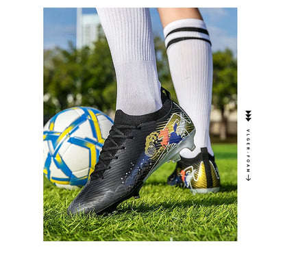 New Men Soccer Shoes Grass Ultralight Sport Comfortable Adult Non-Slip Football Boots Outdoor Cleats Sport Futsal Training Match