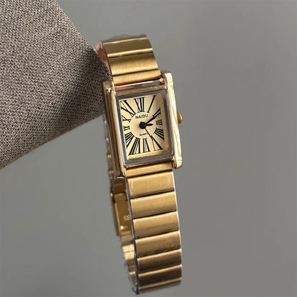 Hot Sale Women Watch Fashion Leather Strap Quartz Wristwatches Luxury Roman Dial Girl Ladies Gift Watch Relojes Para Mujer