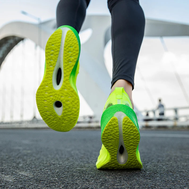 New Sports Shoes for Men&Women, Running Sneakers, Carbon Plate, Male Marathon Racing, Shock-absorbing, Athletics Training Shoes