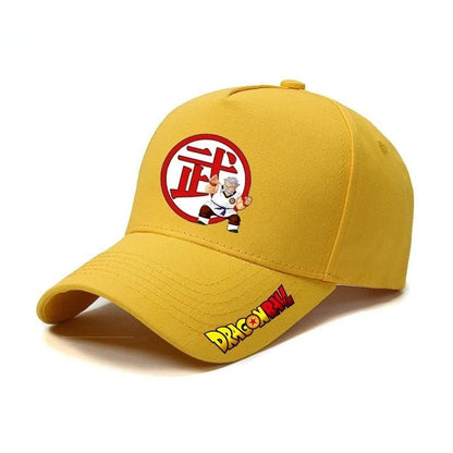 Casquette de baseball unisexe polyvalente et décontractée Dragon Ball Master Roshi Son Goku, imprimé créatif de haute qualité inspiré de l'anime et des dessins animés