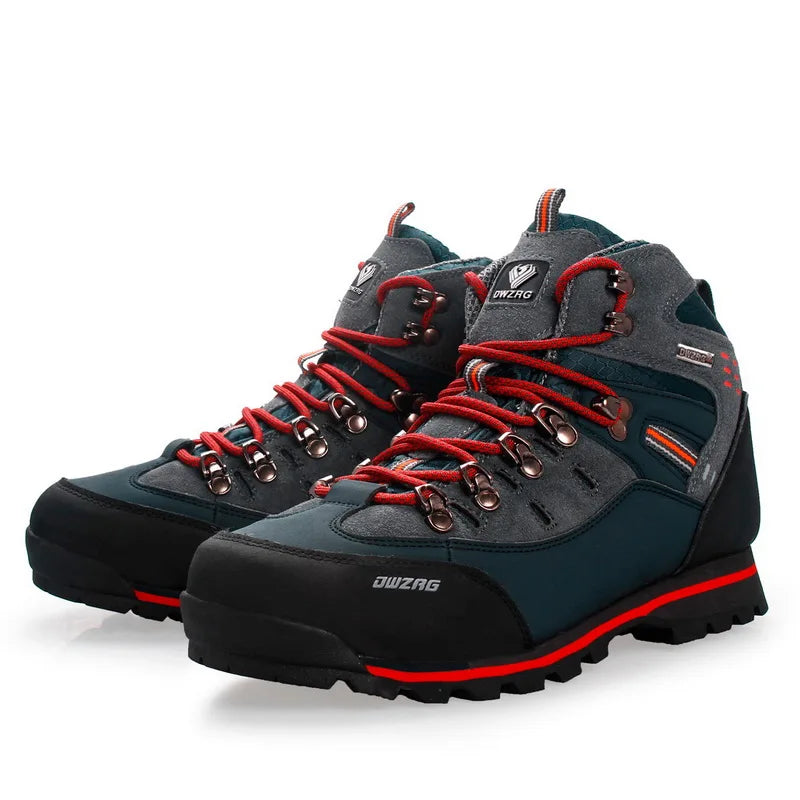 Men Climbing Shoes Outdoor Fashion Anti Slip Wear-resistant Hiking Boots Comfortable Waterproof Snow Walking Travel Sports Shoes