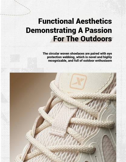 Xtep casual shoes 2025 spring and summer lightweight sports shoes with thick sole, fashionable street style sneakers 875319320004