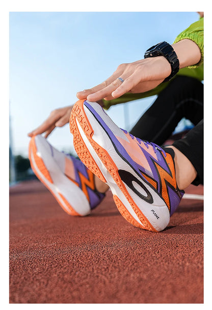 Men's Casual and Comfortable Solid Color Wear-Resistant Jogging Shoes Breathable and Easy-To-Wear Sports Shoes Non-Slip