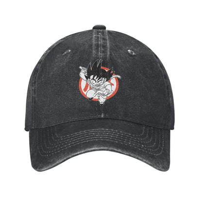 Produit gaming premium Fraquane Dragon Ball Master Rosh TURTLE SCHOOL Unisex Baseball Cap Distressed Washed Caps Hat Fashion Outdoor Unstructured Soft Headwear