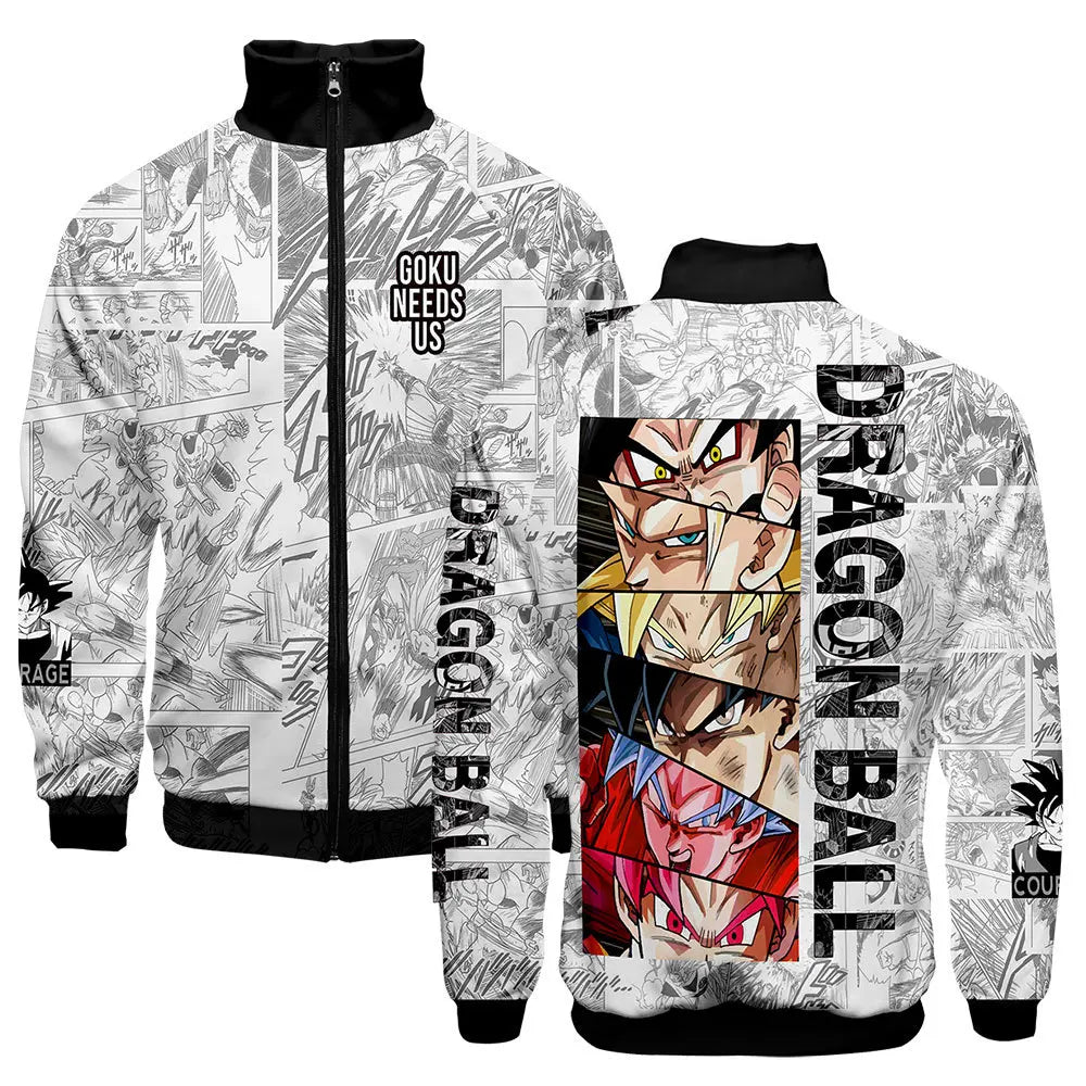 Dragon Ball Goku Hoodies Kids Boys Sweatshirts Anime Clothes Costume Hoody Gohan Beerus Pullovers Men Women Tracksuits Tops