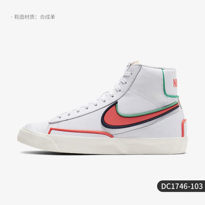 Nike BLAZER Trail Blazer genuínos para mulher, ténis clássicos de cano alto para desporto e lazer DC1746-103