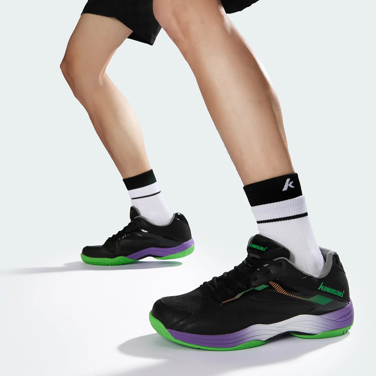 Kawasaki Shoe Men's Sneakers K1B50-C32023&C32011 Anti Twist Technology Professional Table Tennis Badminton Shoes Man Trainers