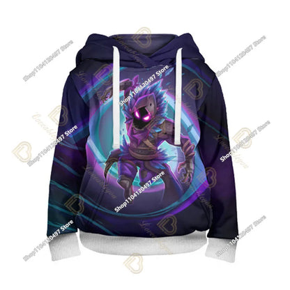 Children's Clothing Fortnite Cosplay Hoodie Sweatshirt Battle Ikonik Man Sleeve Costume Christmas Pullover Stress Shirt Clothes