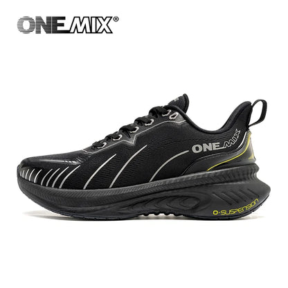 ONEMIX Νέα αθλητικά παπούτσια με αντικραδασμική προστασία για άνδρες, κατάλληλα για δρομείς βαρέων αποστάσεων, με κορδόνια, αθλητικά γυναικεία, αντιολισθητικά, για εξωτερική χρήση, ανδρικά αθλητικά παπούτσια